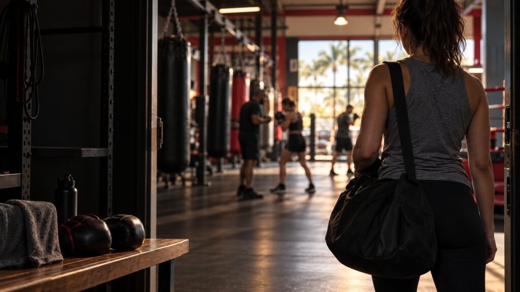 First boxing class Clearwater training