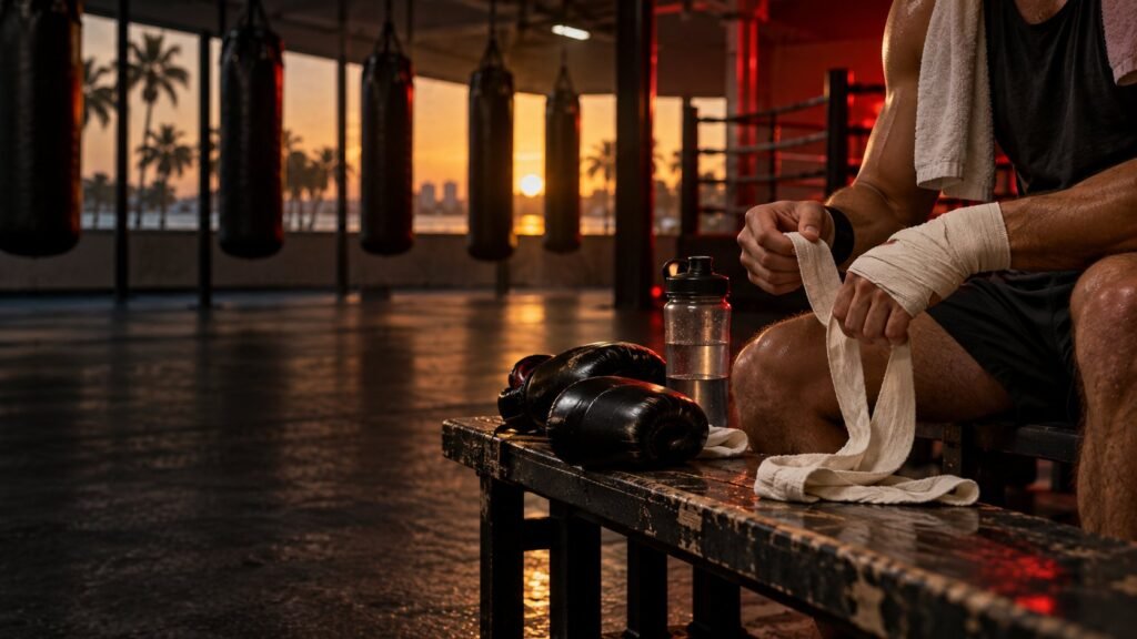 Boxing recovery after training